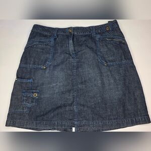 Vintage  Denim Cargo Skirt, Size 11